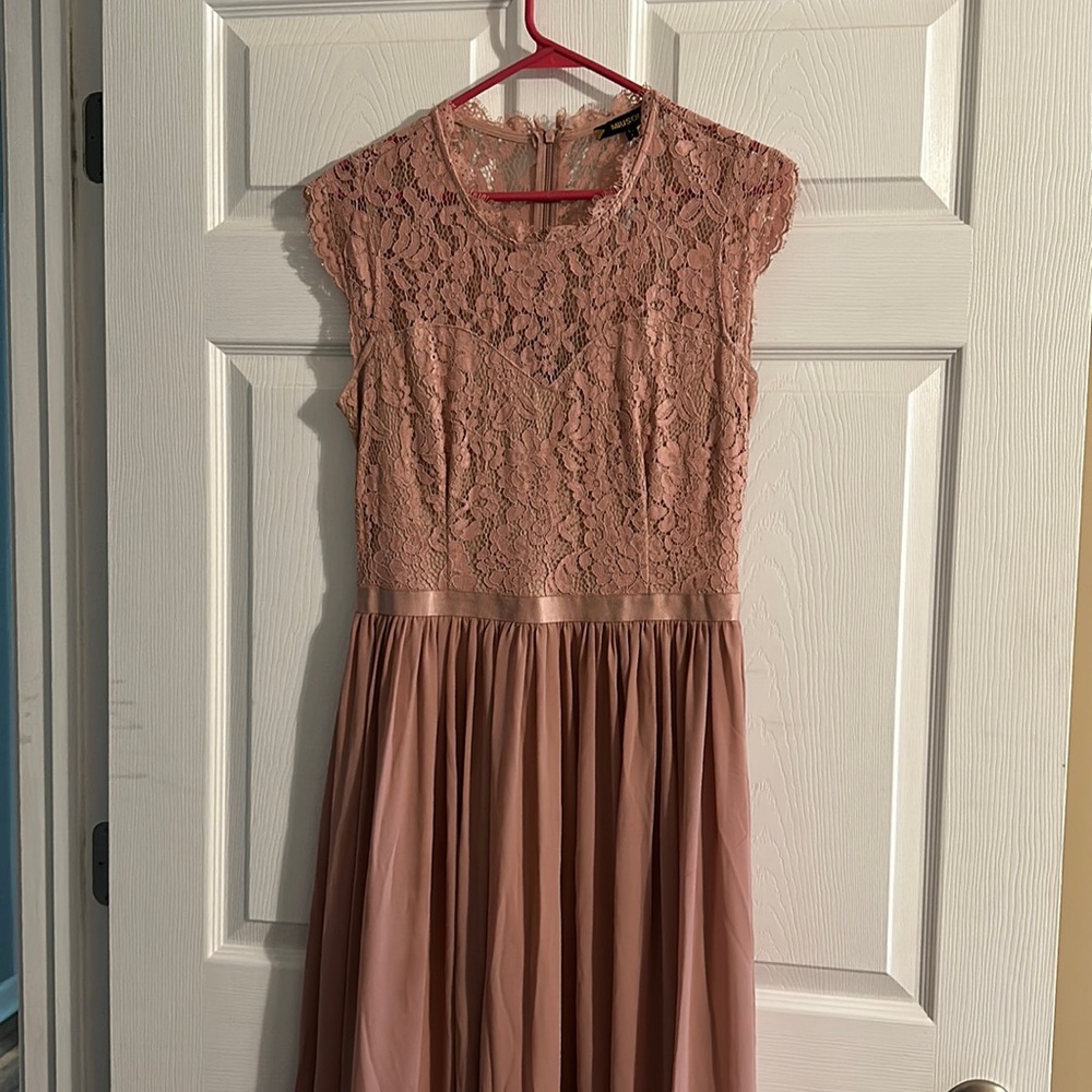 Women's Formal Floral Lace Evening Party Maxi Dress
